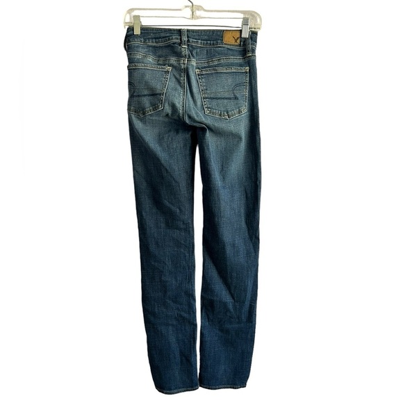 American Eagle Outfitters Straight Super Stretch Denim Jeans • Used • Size: 0 - Picture 5 of 7
